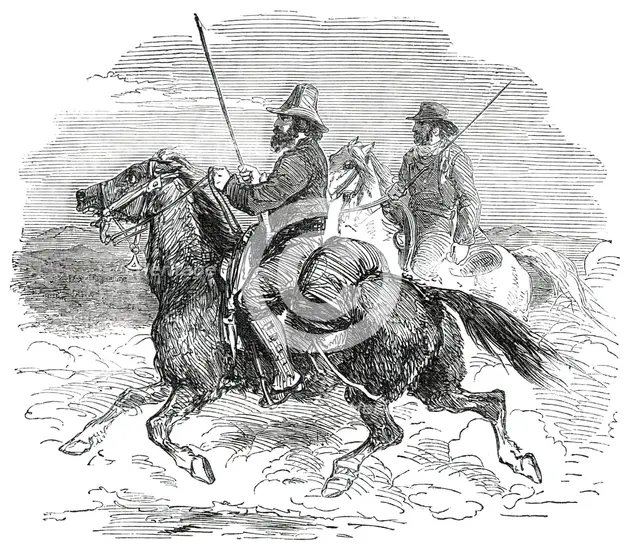 Cattle-Drovers, 1850. Creator: Unknown.