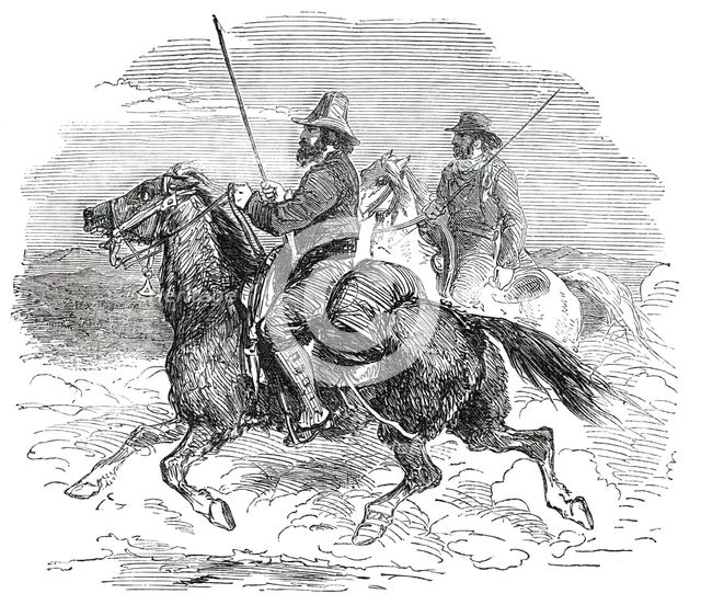 Cattle-Drovers, 1850. Creator: Unknown.