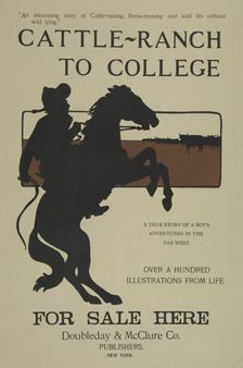 Cattle-ranch to college, c1895 - 1911. Creator: Unknown