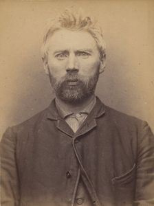 Catty. Nicolas, Pierre, François. 47 ans, né à Fressenneville (Somme). Mécanicien. Anarchi..., 1894. Creator: Alphonse Bertillon
