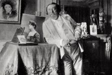 Catulle Mendes, French poet and man of letters, 1906