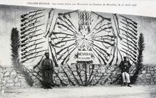 Catured arms from the battle of Menabha, Colomb-Béchar, Algeria, c1910