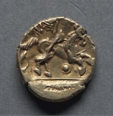 Catuvellaunian Stater (reverse), c. 40-20 B.C.. Creator: Unknown