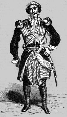 Caucasian Prince (Christian) 1854. Creator: Unknown