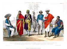Caucasian Race, Hindus 1800-1900.Artist: A Portier