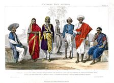 Caucasian Race, Hindus 1800-1900.Artist: A Portier