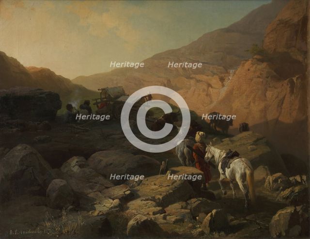 Caucasus, 1872. Artist: Kovalevsky, Pavel Osipovich (1843-1903)