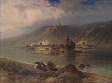 Caub, Gutenfels and Pfalz (Gutenfels Castle), 1923. Creator: Nikolai of Astudin