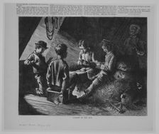 Caught in the Act (Harper's Bazaar, Vol. VIII), May 22, 1875. Creator: William Ludwell Sheppard