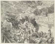 Caught in the Branches, 1872. Creator: Unknown