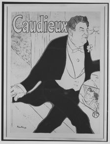 Caudieux, 1893., 1893. Creator: Henri de Toulouse-Lautrec