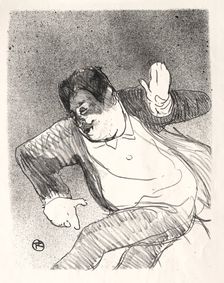 Caudieux, 1893. Creator: Henri de Toulouse-Lautrec (French, 1864-1901)