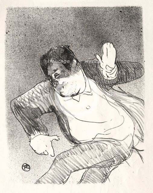 Caudieux, 1893. Creator: Henri de Toulouse-Lautrec (French, 1864-1901).
