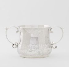Caudle Cup, c. 1690. Creator: Jeremiah Dummer