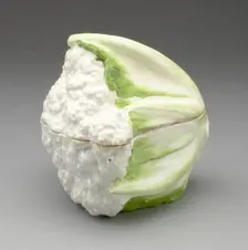 Cauliflower Tureen, Chelsea, c. 1755. Creator: Chelsea Porcelain Manufactory