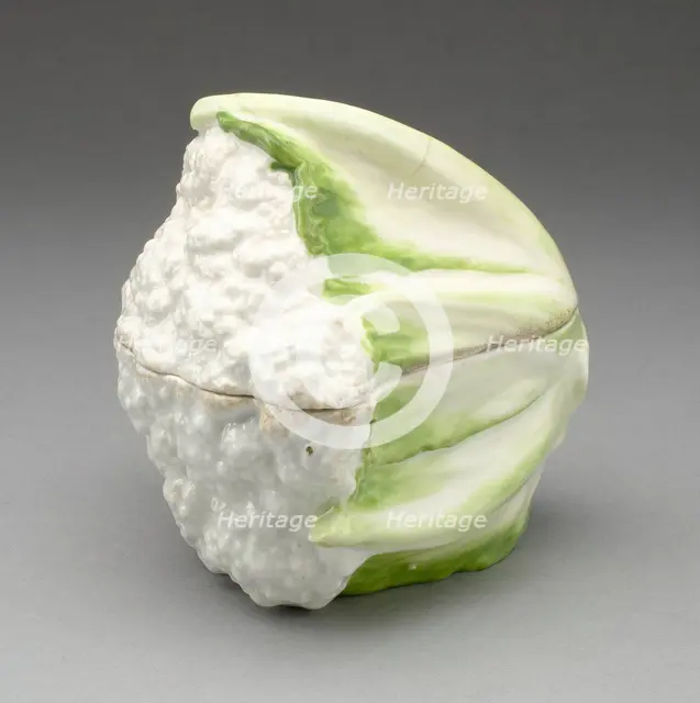 Cauliflower Tureen, Chelsea, c. 1755. Creator: Chelsea Porcelain Manufactory.