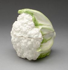 Cauliflower Tureen, Chelsea, c. 1755. Creator: Chelsea Porcelain Manufactory