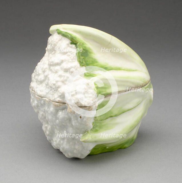 Cauliflower Tureen, Chelsea, c. 1755. Creator: Chelsea Porcelain Manufactory.