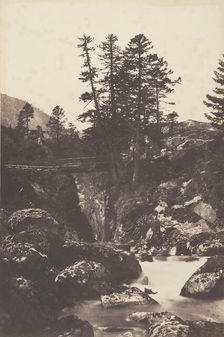 Cauterets, Pont d'Espagne, 1853. Creator: Joseph Vigier