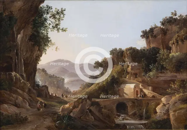 Cava de' Tirreni , 1857. Creator: Carelli, Consalvo (Gonsalvo) (1818-1900).