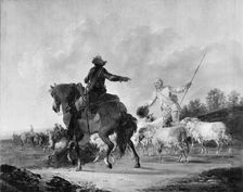 Cavalier and Shepherd. Creator: Francesco Giuseppe Casanova