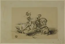Cavaliers Fight, n.d. Creator: Unknown