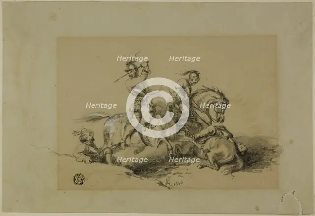Cavaliers' Fight, n.d. Creator: Unknown.