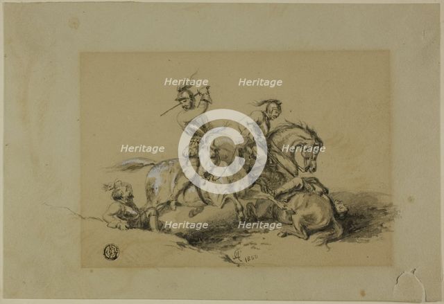 Cavaliers' Fight, n.d. Creator: Unknown.