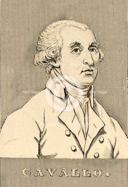 'Cavallo', (1749-1809), 1830. Creator: Unknown.