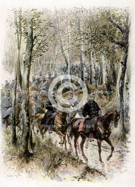 Cavalry, 1889. Artist: Unknown