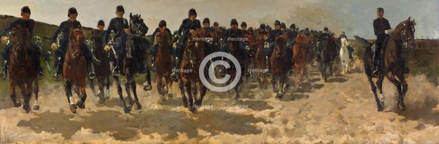 Cavalry, 1883-1888. Artist: Breitner, George Hendrik (1857-1923)