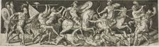Cavalry and Footsoldiers, 1550/1572. Creator: Etienne Delaune