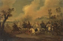 Cavalry Battle, 1648. Creator: Pieter Meulener