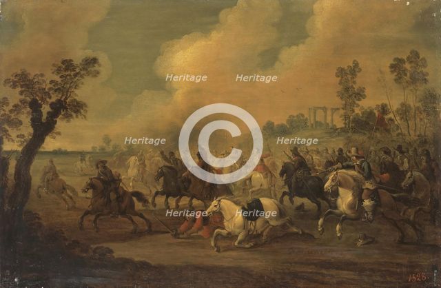Cavalry Battle, 1648. Creator: Pieter Meulener.