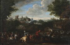 Cavalry Battle. Creator: Anon