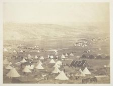 Cavalry Camp, looking towards Kadikoi, 1855. Creator: Roger Fenton