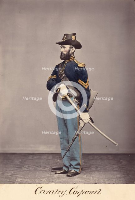Cavalry, Corporal, 1866. Creator: Oliver H. Willard.