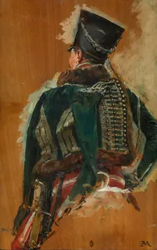 Cavalry Man, mid-late 19th century. Creator: Jean Louis Ernest Meissonier