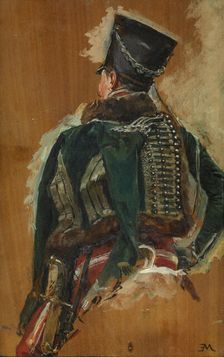 Cavalry Man, mid-late 19th century. Creator: Jean Louis Ernest Meissonier