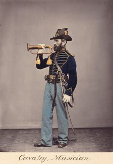 Cavalry, Musician, 1866. Creator: Oliver H. Willard