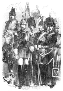 Cavalry of the French Imperial Guard, 1854. Creator: Unknown