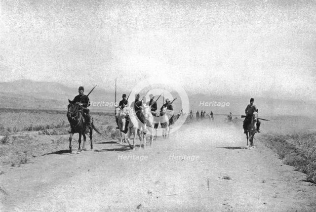 'Cavalry Patrol near Erzinjan', c1906-1913, (1915). Creator: Mark Sykes.