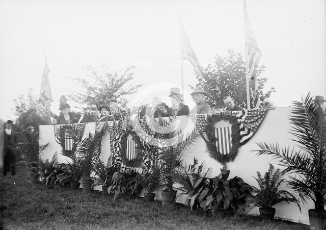 Cavalry Review By President Wilson, Washington, DC, 1913.  Creator: Harris & Ewing.