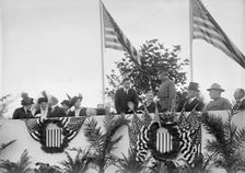 Cavalry Review By President Wilson, Washington, DC, 1913. Creator: Harris & Ewing
