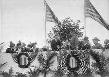 Cavalry Review By President Wilson, Washington, DC, 1913. Creator: Harris & Ewing