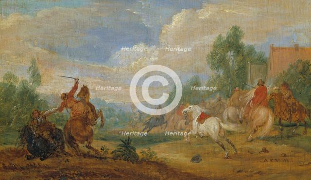 Cavalry Skirmish, 17th century. Creator: Adam Frans van der Meulen.