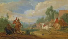 Cavalry Skirmish, 17th century. Creator: Adam Frans van der Meulen