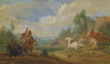 Cavalry Skirmish, 17th century. Creator: Adam Frans van der Meulen