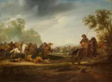 Cavalry Skirmish, 1625-1660. Creator: Abraham van der Hoef
