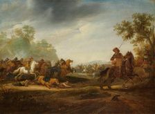 Cavalry Skirmish, 1625-1660. Creator: Abraham van der Hoef